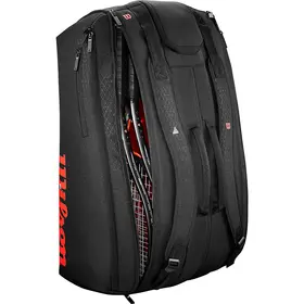 Сумка Wilson Clash V3 Super Tour 15PK Black/Infrared