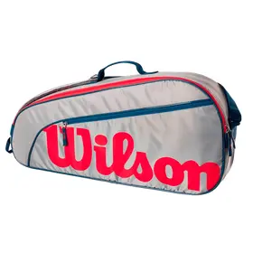 Юниорская теннисная сумка Wilson Junior 3 Grey/Red