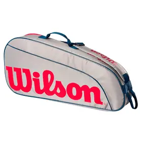 Юниорская теннисная сумка Wilson Junior 3 Grey/Red