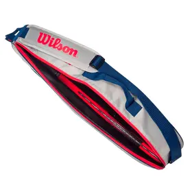 Юниорская теннисная сумка Wilson Junior 3 Grey/Red