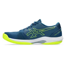 Теннисные кроссовки Asics Solution Swift FF 2 Clay Mako Blue/Safety Yellow