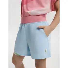 Шорты для девочек 7/6 Poly Shorts Light Blue/Light Green