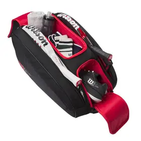 Сумка для падел Wilson Bela Super Tour Black/Red