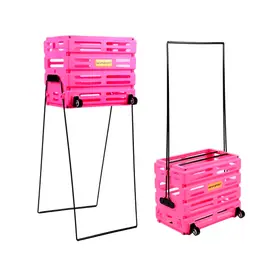 Корзина с колесами Neva Sport Pink 80 мячей