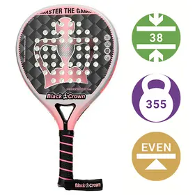 Ракетка для падел Black Crown Hurricane 2.0