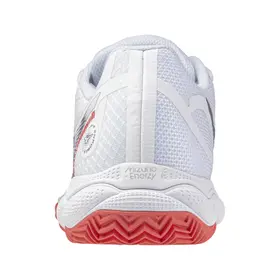 Теннисные кроссовки Mizuno Wave Enforce Court СC White/Calypso Coral