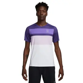Футболка Nike Court Advantage Printed Purple/White