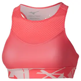 Топ Mizuno Daybreakers Padded Bra Calypso Coral