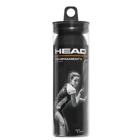 Мячи для сквоша Head Tournament 1 желтая точка 3 мяча