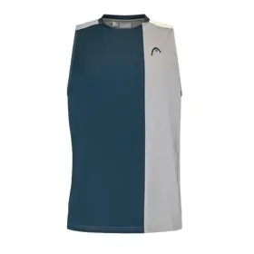 Майка Head Padel Tank Grey/Lime