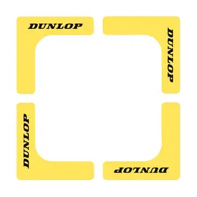 Углы для разметки корта Dunlop Yellow 8 штук
