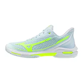 Теннисные кроссовки Mizuno Wave Exceed Tour 7 CC Ice Water/Lightning Yellow/White