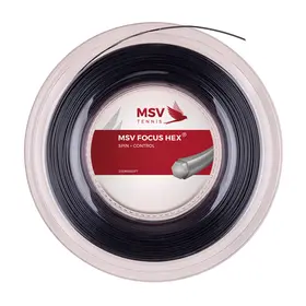Теннисная струна MSV Focus Hex Soft Black 1.15 200 метров
