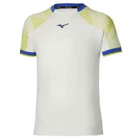 Футболка Mizuno Stargazer Shadow White/Yellow