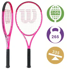 Теннисная ракетка Wilson Burn 105S Pink V6 (2026) (Витринный образец)