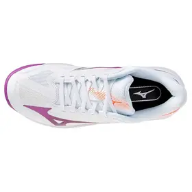 Теннисные кроссовки Mizuno Wave Exceed Court W AC White/Dahlia/Lava Orange