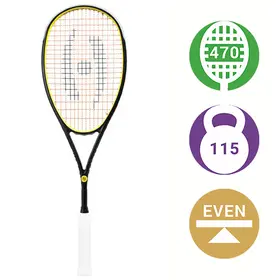 Ракетка для сквоша Harrow Sonic 115 Black/Yellow (2026)
