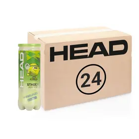 Теннисные мячи Head Stage 1 Green 72 мяча (24 x 3)