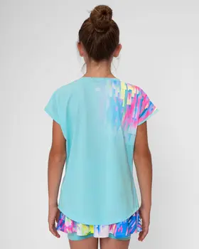 Футболка для девочек Bidi Badu Melbourne 2024 Turquoise/Mix