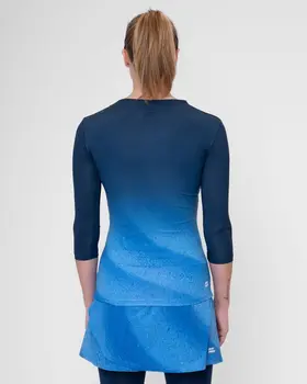 Лонгслив женский Bidi Badu Beach Spirit V-Neck Dark Blue/Blue