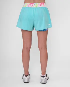 Женские шорты с подшортиками Bidi Badu Melbourne 2024 Turquoise/Mix
