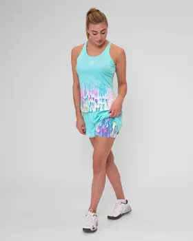 Женские шорты с подшортиками Bidi Badu Melbourne 2024 Turquoise/Mix