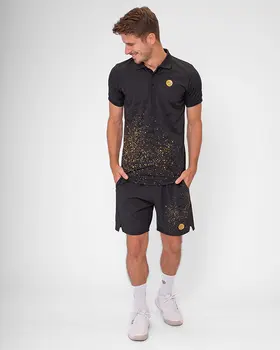 Шорты мужские Bidi Badu Paris 2024 7" Black/Gold