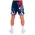 Шорты мужские Bidi Badu New York 7" Dark Blue/Red/Blue