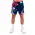 Шорты мужские Bidi Badu New York 7" Dark Blue/Red/Blue