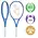 Теннисная ракетка Yonex Ezone 100L Blast Blue (2025)