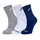 Носки Babolat Junior White/Blue/Grey 3 пары