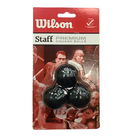 Мячи для сквоша Wilson Staff 1 желтая точка 3 штуки