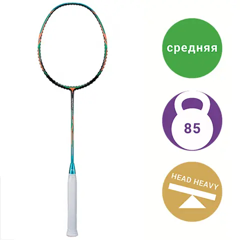 Бадминтонная ракетка Li-Ning Aeronaut 6000D Drive Black/Green/Orange