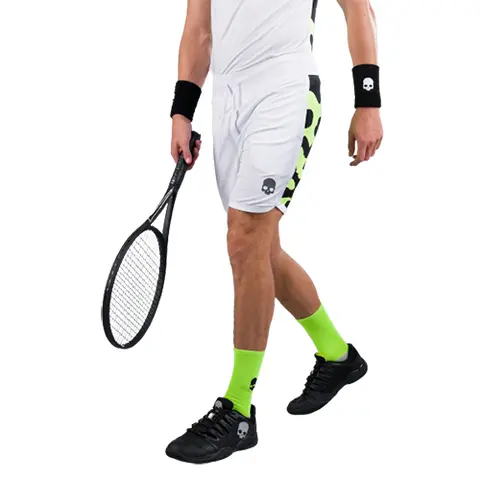 Теннисные шорты HYDROGEN Camo Tech White/Fluo Yellow