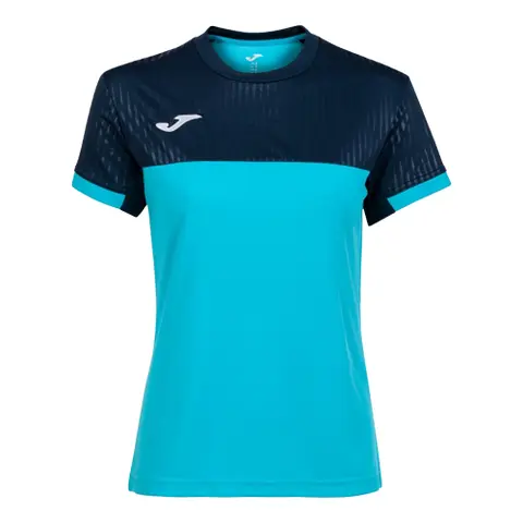 Женская футболка Joma MONTREAL W Black/Turquois