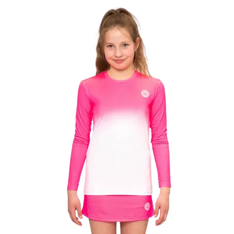Футболка с длинным рукавом для девочек Bidi Badu Crew Gradiant Pink