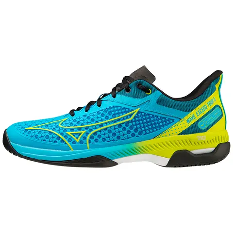 Теннисные кроссовки Mizuno Wave Exceed Tour 5 AC JetBlue/Bolt2(Neon)/Black