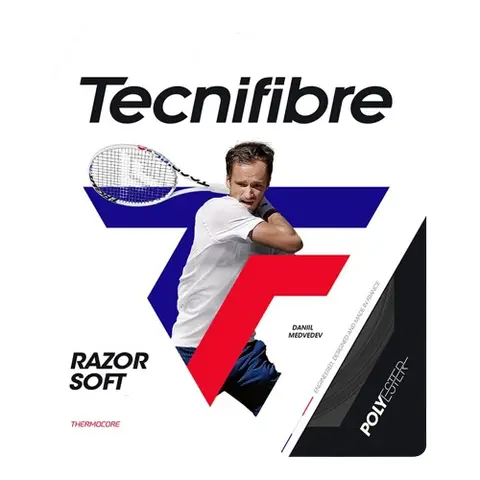 Теннисная струна Tecnifibre Razor Soft Carbon 1.25 12 метров