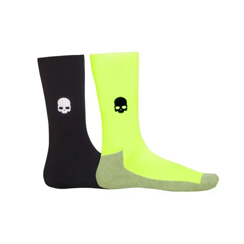 Теннисные носки Hydrogen Black/Fluo Yellow