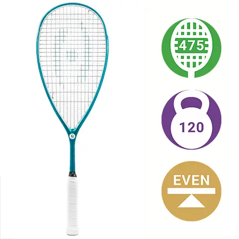 Ракетка для сквоша Harrow Response 120 Green/Silver/White