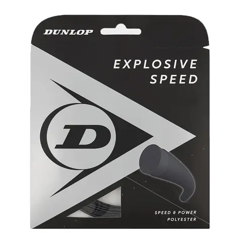 Теннисная струна Dunlop Explosive Speed Black 1.30 12 метров