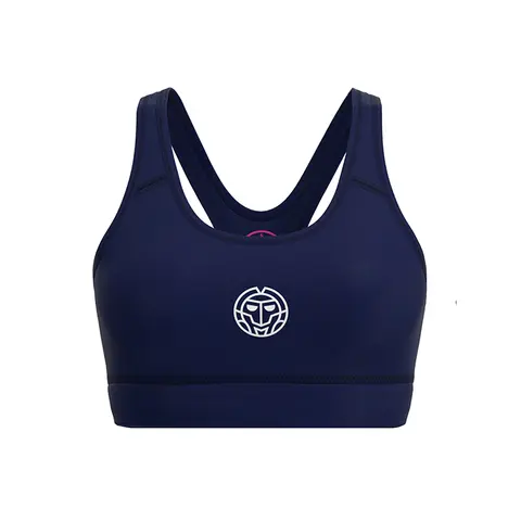 Топ спортивный женский Bidi Badu Crew Medium Support Dark Blue