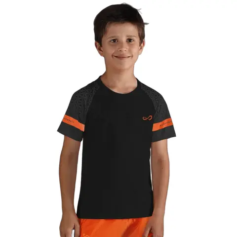 Юниорская футболка Endless Feisty Black/Orange