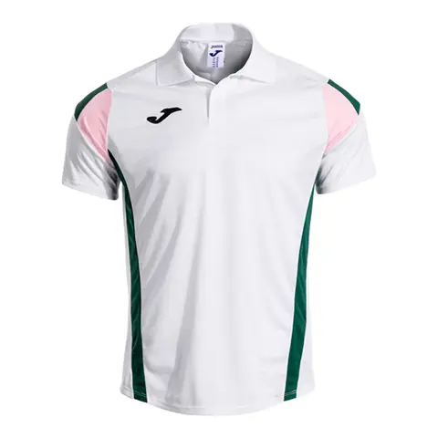 Футболка-поло Joma Montreal White/Dark Green