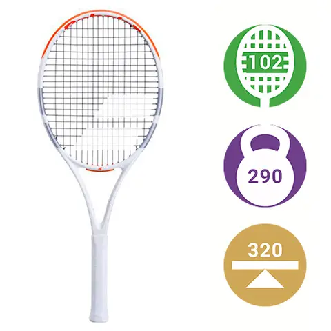 Теннисная ракетка Babolat Evo Strike White/Red/Grey
