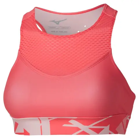 Топ Mizuno Daybreakers Padded Bra Calypso Coral