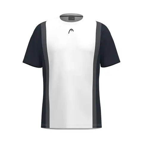 Юниорская футболка Head Club 25 Navy/White