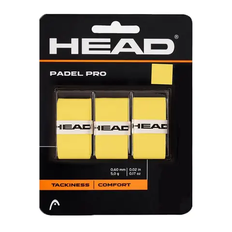 Намотка Head Padel Pro Yellow 3 штуки