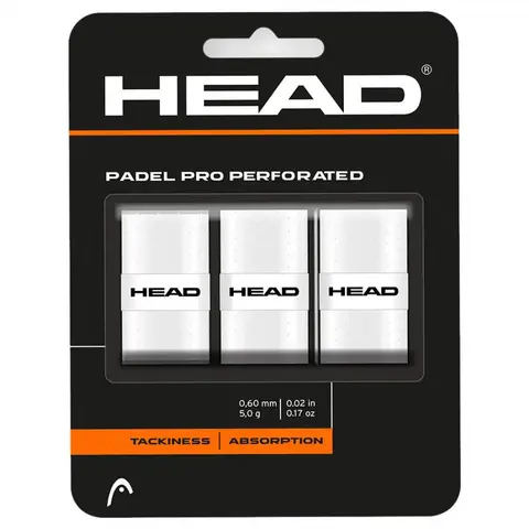 Намотка Head Padel Pro Perforated White 3 штуки