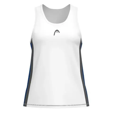Юниорский топ Head Club 25 Girls Royal/White